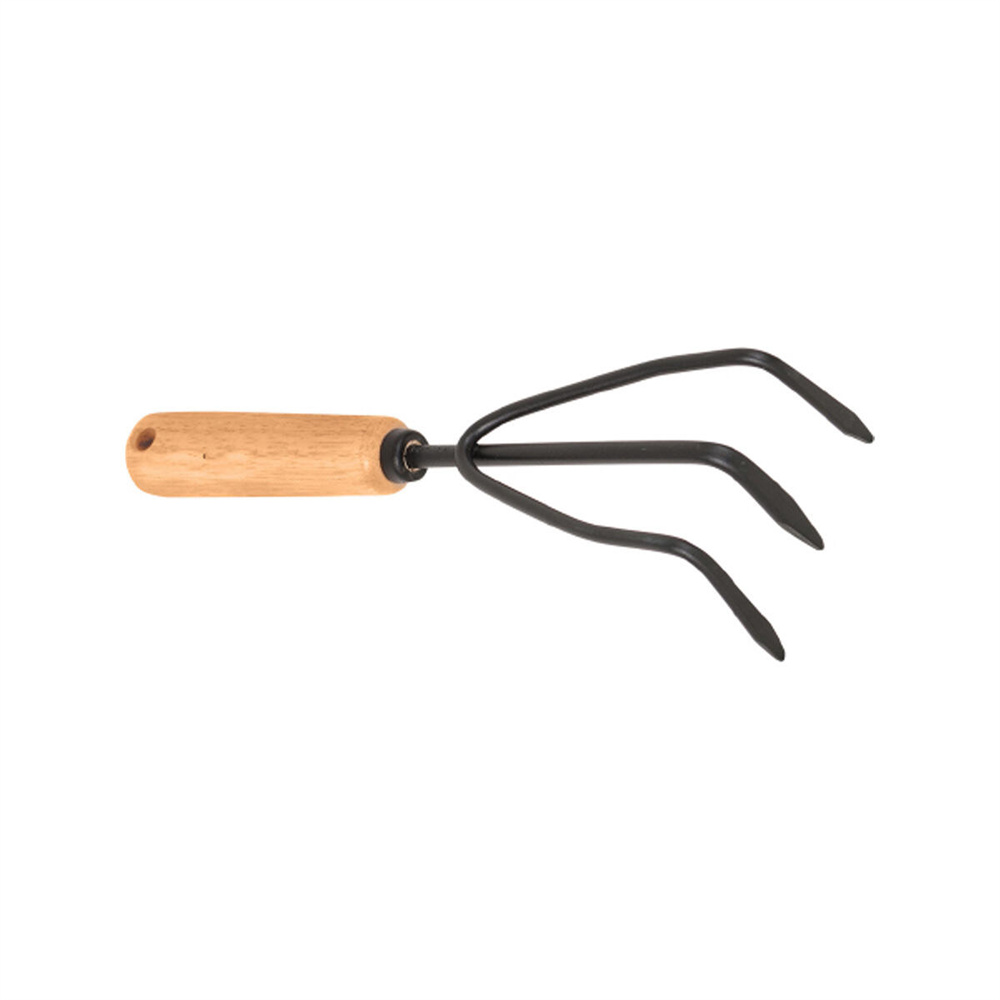Garden Hand Cultivator 3 Tine Manual Hand Held Tool For Gardening