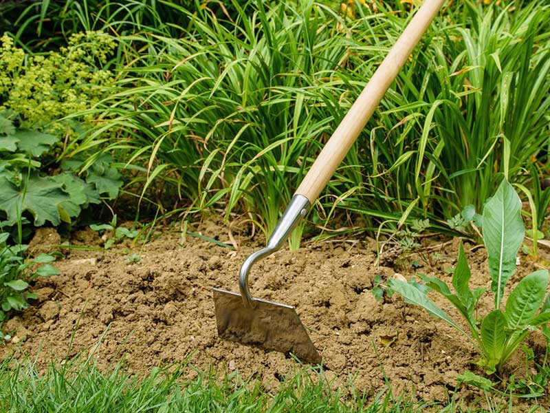 Why is the hoe so important in farming?