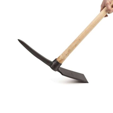 Steel Pickaxe Farming Tools Wood Handle Types With Heavy Duty