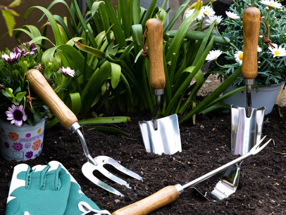 What are basic garden tools?