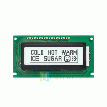 122x32 Graphic LCD display Module FSTN(+) With Yellow-Green Backlight