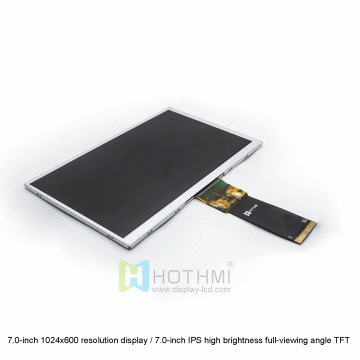 7 inch TFT LCD Display With high brightness