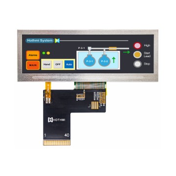 4.0-Inch Bar Type TFT display with 480x128 Resolution ST7282A Driver chip