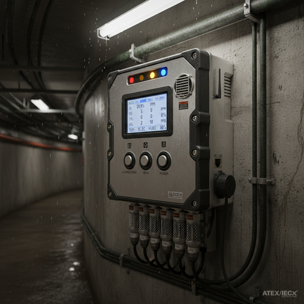 Multi Gas Detector For Public Infrastructure And Utility Tunnels