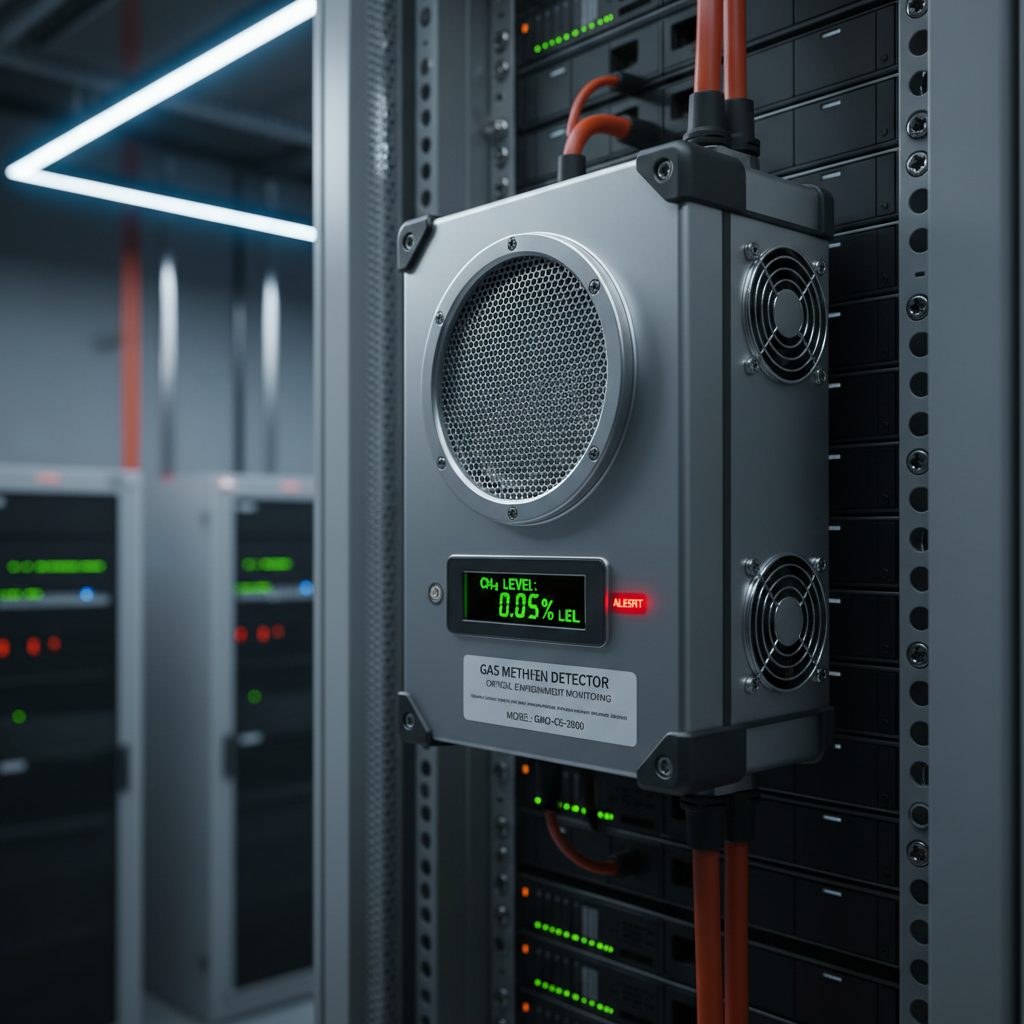 Gas Methane Detector For Data Centers And Battery Storage Rooms
