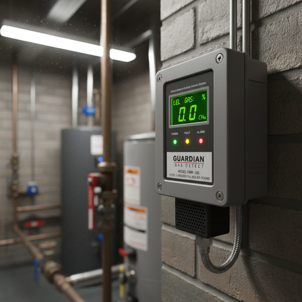 Lel Gas Detector For Hotel And Residential Boiler Rooms