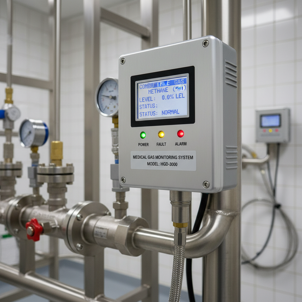 Combustible Gas Detector For Hospital Medical Gas Pipeline Monitoring
