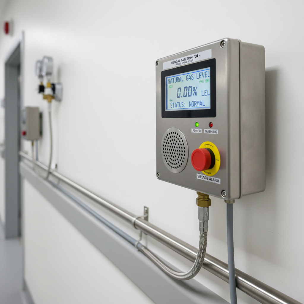 Natural Gas Detector For Hospital Medical Gas Pipeline Monitoring