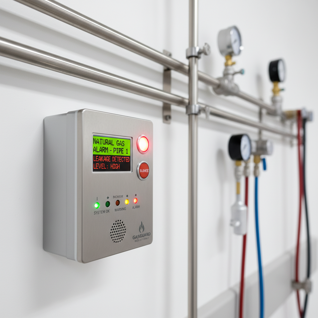 Natural Gas Alarm Detector For Hospital Medical Gas Pipeline Monitoring