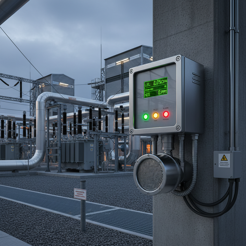 Fixed Gas Detector For Power Generation And Energy Utility Stations