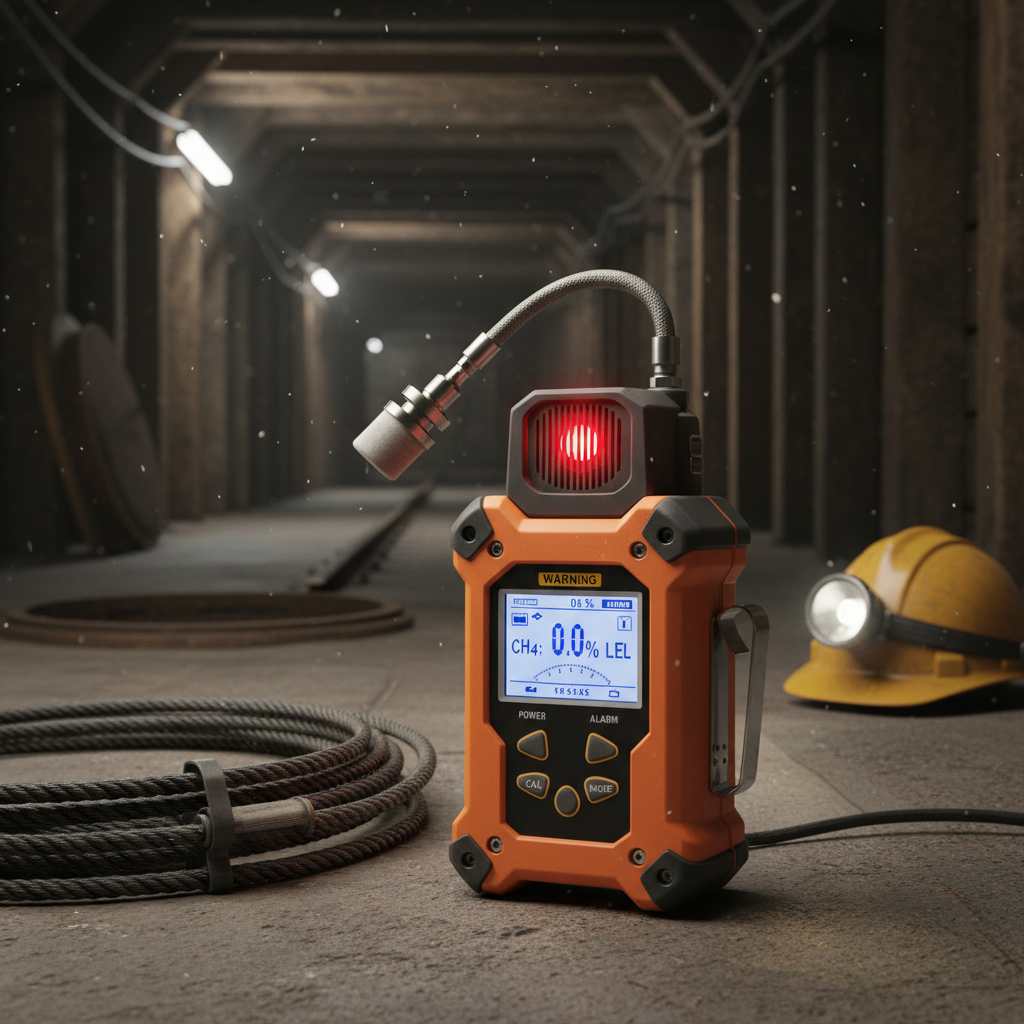 Combustible Gas Detector For Mining Operations And Confined Workspaces