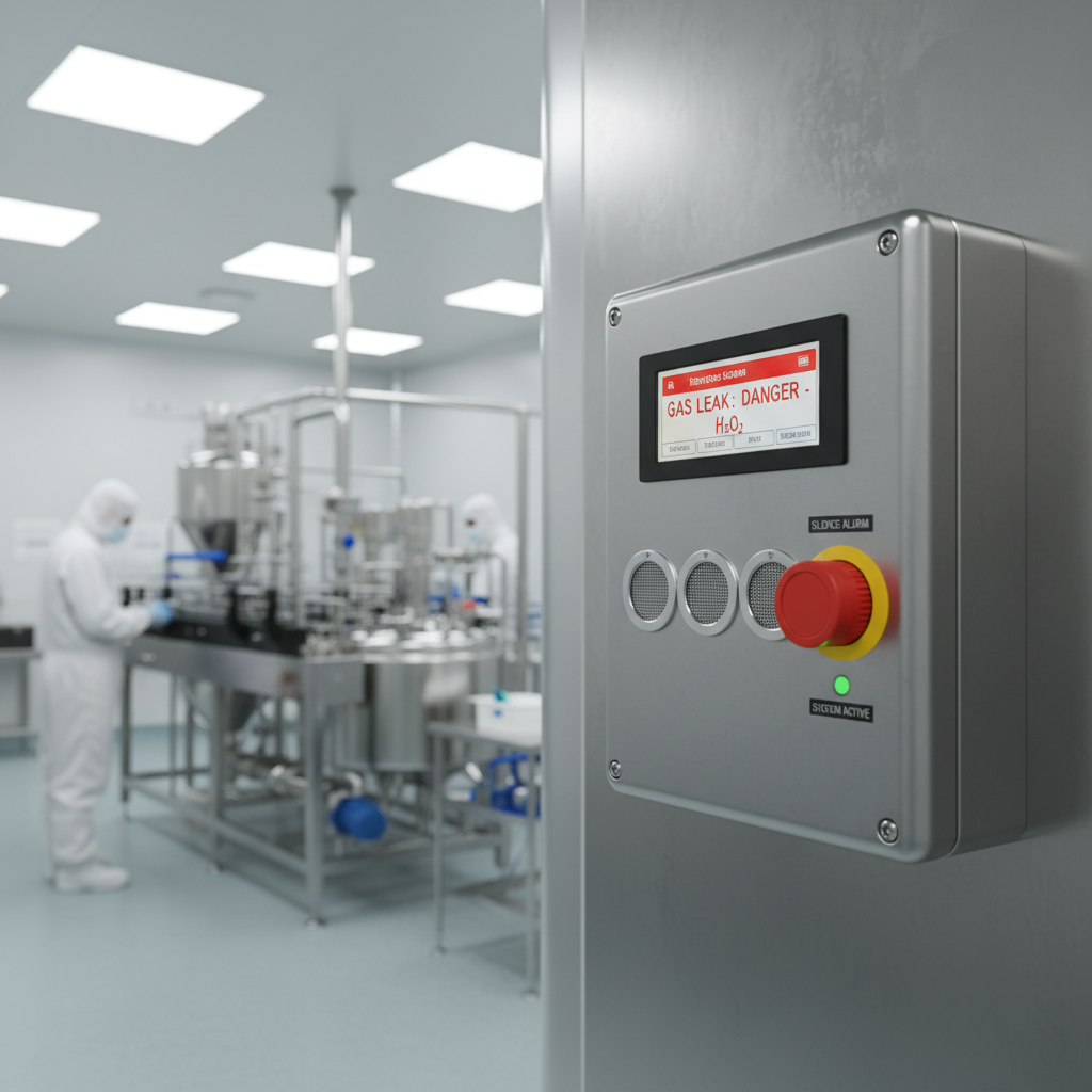 Alarm Gas Detector For Pharmaceutical Cleanrooms And Production Lines