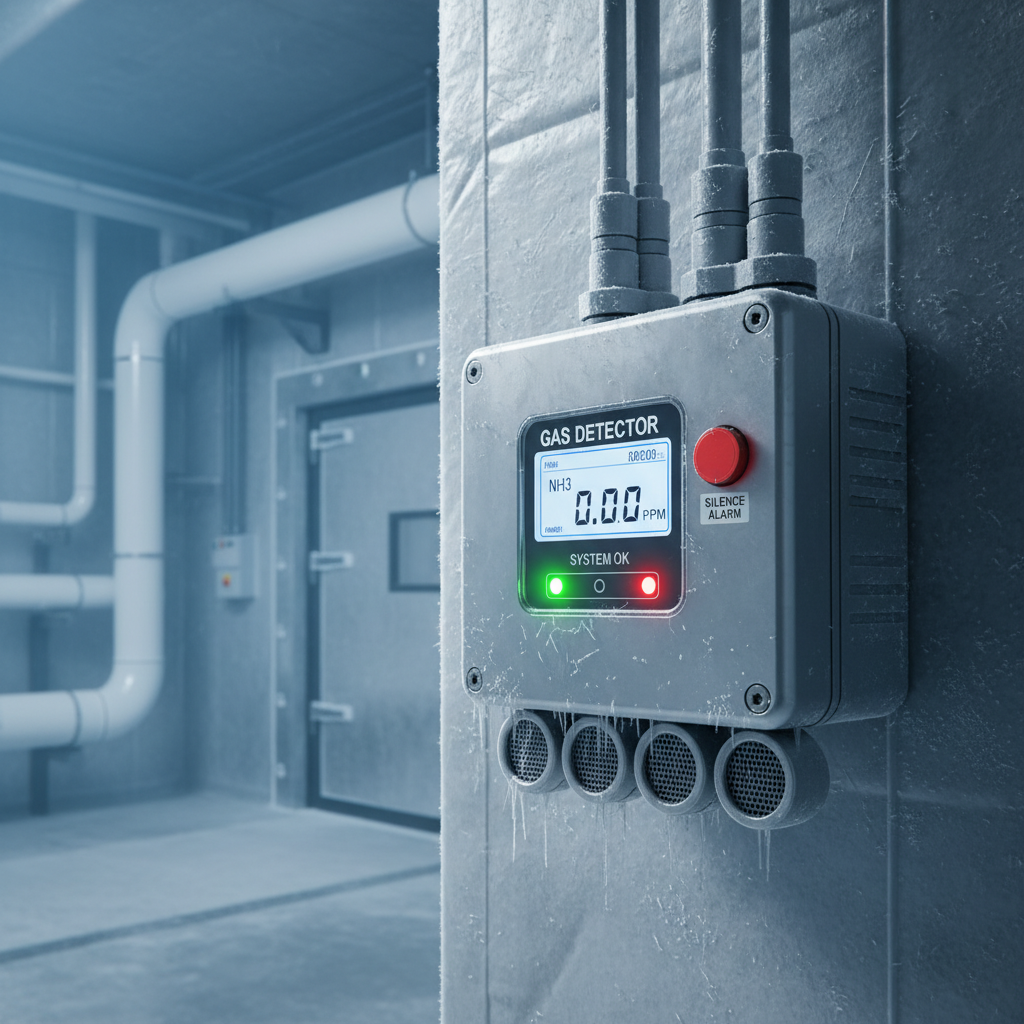 Poisonous Gas Detector For Industrial Cold Storage And Refrigeration Units