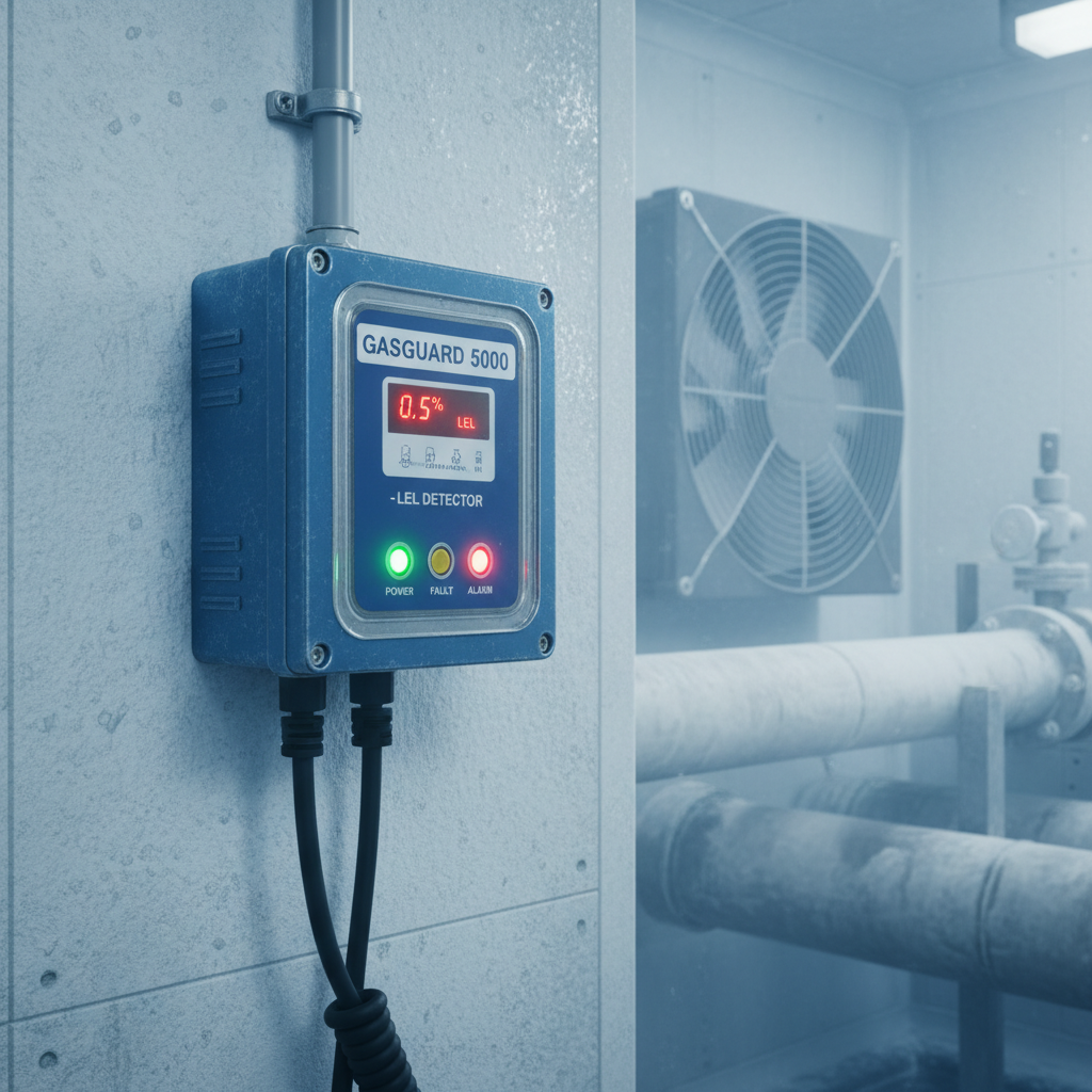 Lel Gas Detector For Industrial Cold Storage And Refrigeration Units