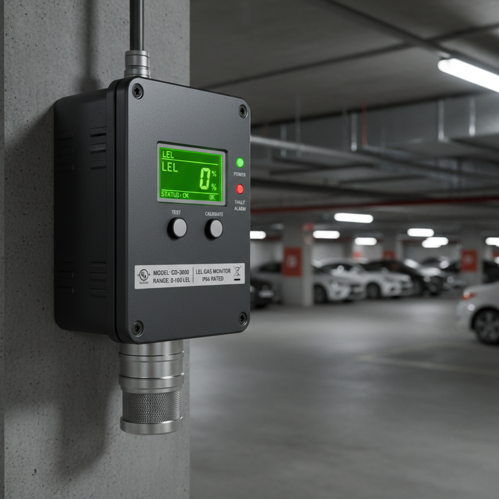 Lel Gas Detector For Commercial Underground Parking Garages
