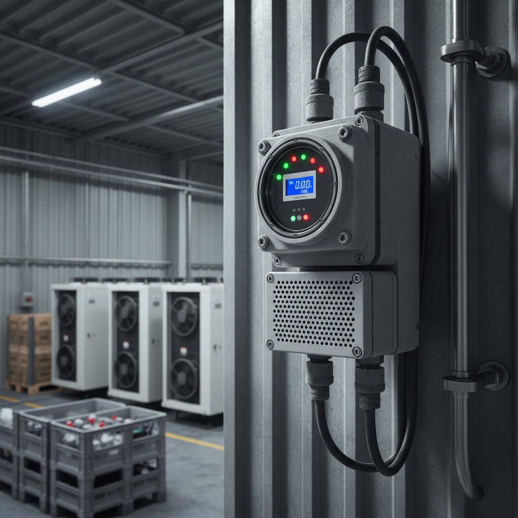 Lpg Gas Detector For Industrial Cold Storage And Refrigeration Units