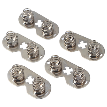 Fully Automated Production of Bridge-Riveted AA Battery Connectors.