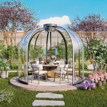 4-6 ppl Luxury Sliding Door Restaurant Dome