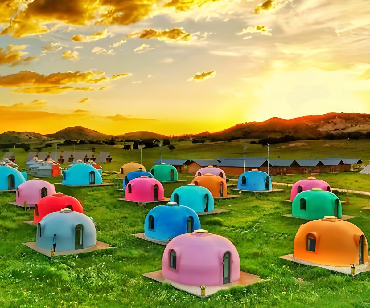 44㎡ Polystyrene Foam Eco EPS Prefab Dome (2)