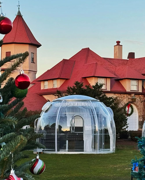 Beyond Traditional Travel The Allure of the Fully Transparent Glamping PC Bubble Dome (7)