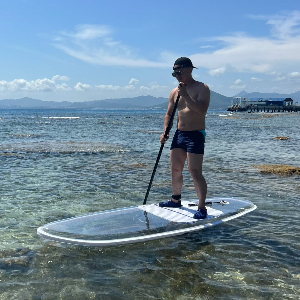 Crystal Clear Polycarbonate Paddele SUP Board (2).jpg
