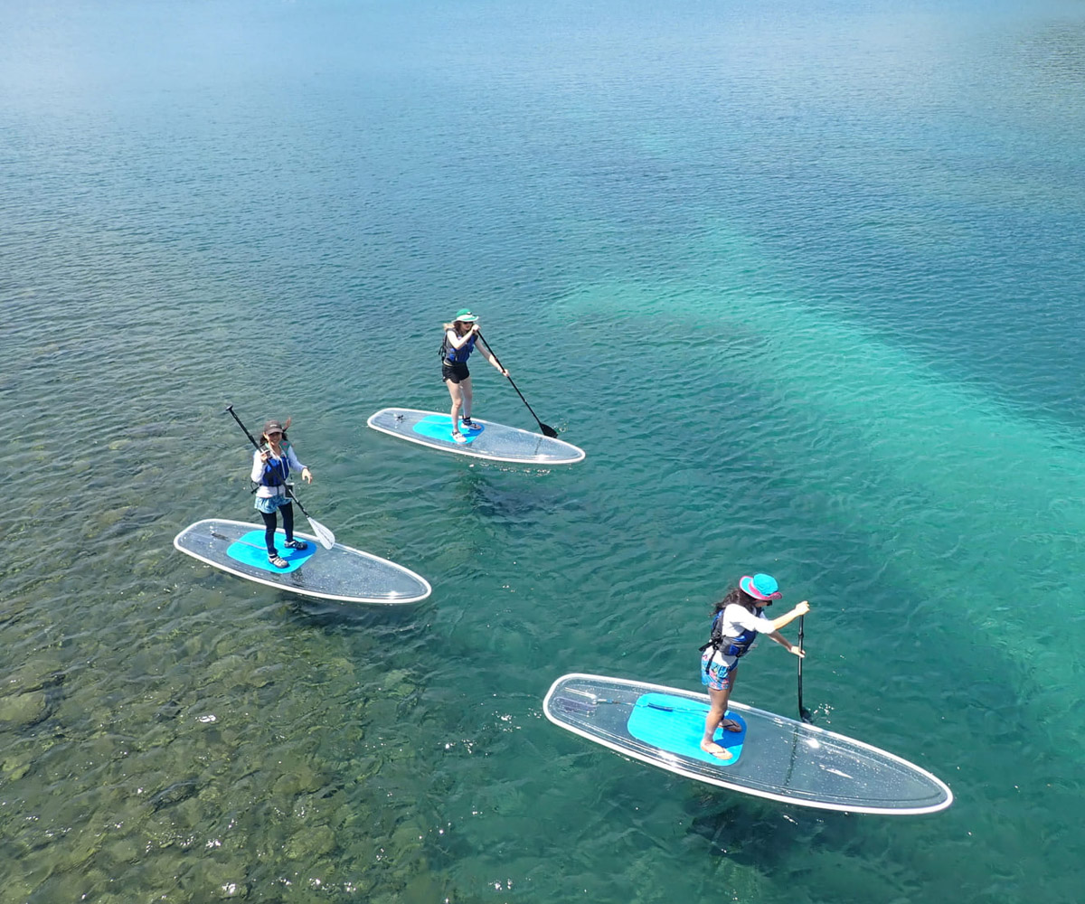 Crystal Clear Polycarbonate Paddele SUP Board (5)