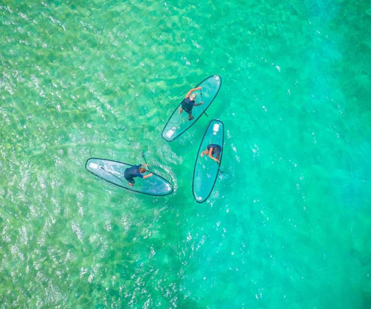 Crystal Clear Polycarbonate Paddele SUP Board (6)