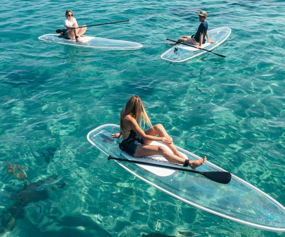 Crystal Clear Polycarbonate Paddele SUP Board (7)