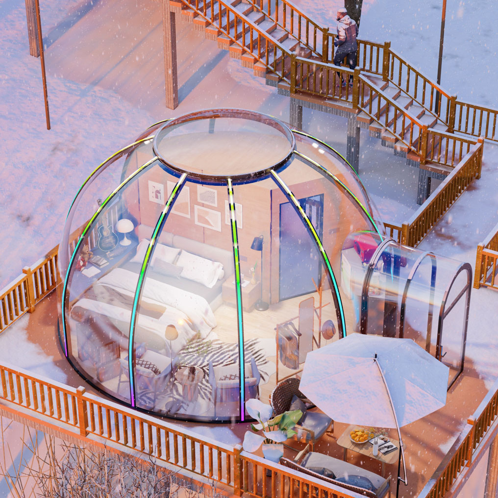 D5.5M Dual Wall PC Dome for Glamping (3).jpg
