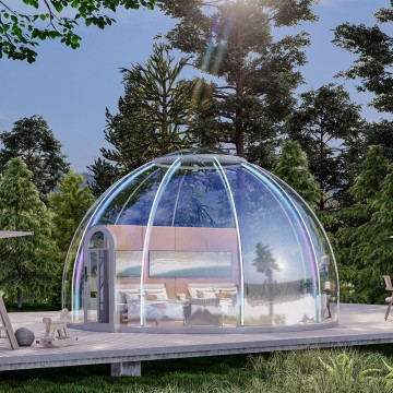 D6.2M Glamping Dome Tent with Bathroom