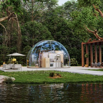D7.1M Igloo Glamping Dome Building