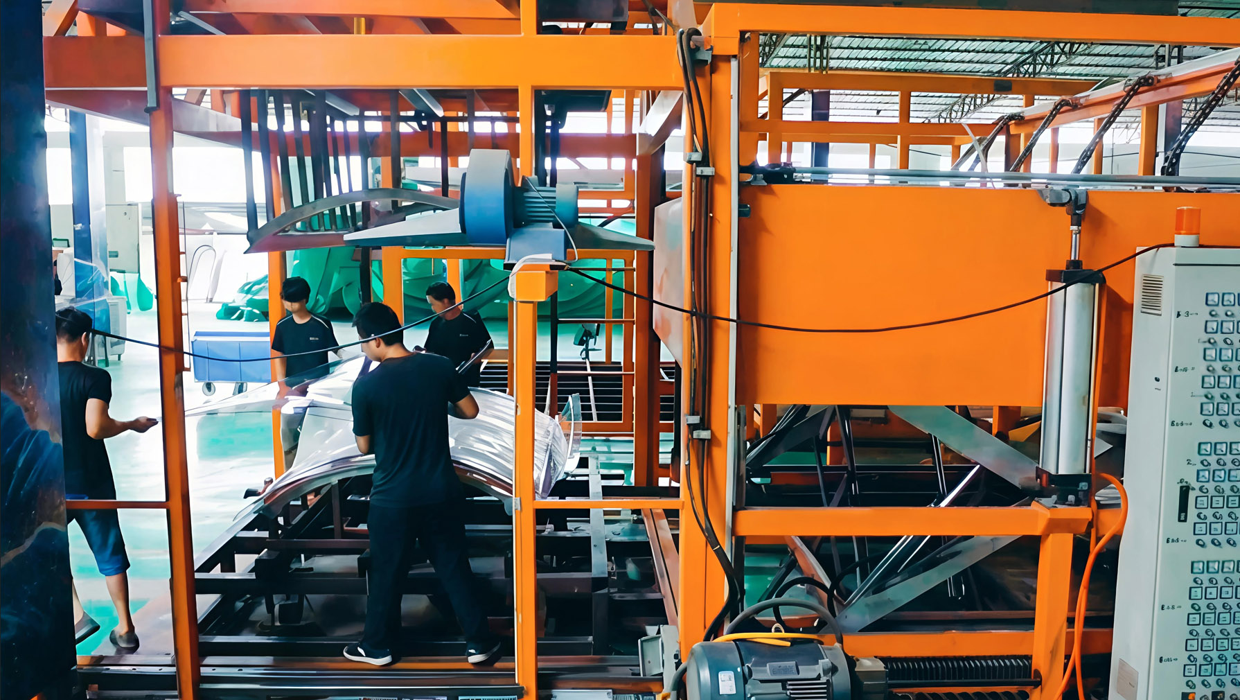 The largest automatic blister equipment in China