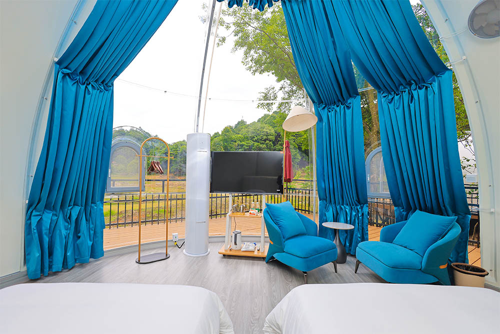 Family Glamping Dome Tent at Conghua Forest Camp (7)