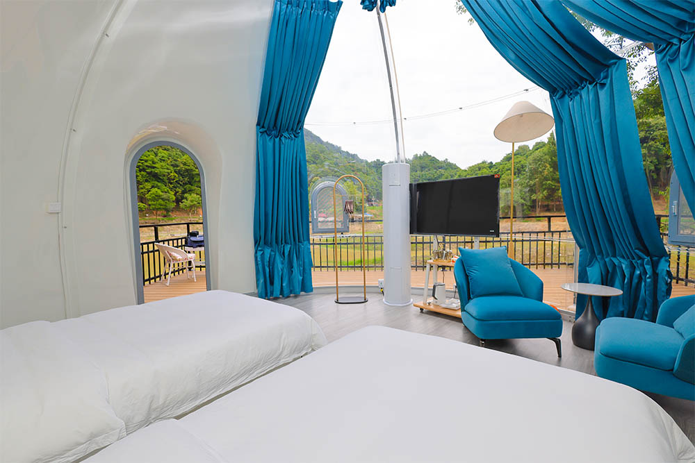 Family Glamping Dome Tent at Conghua Forest Camp (8)
