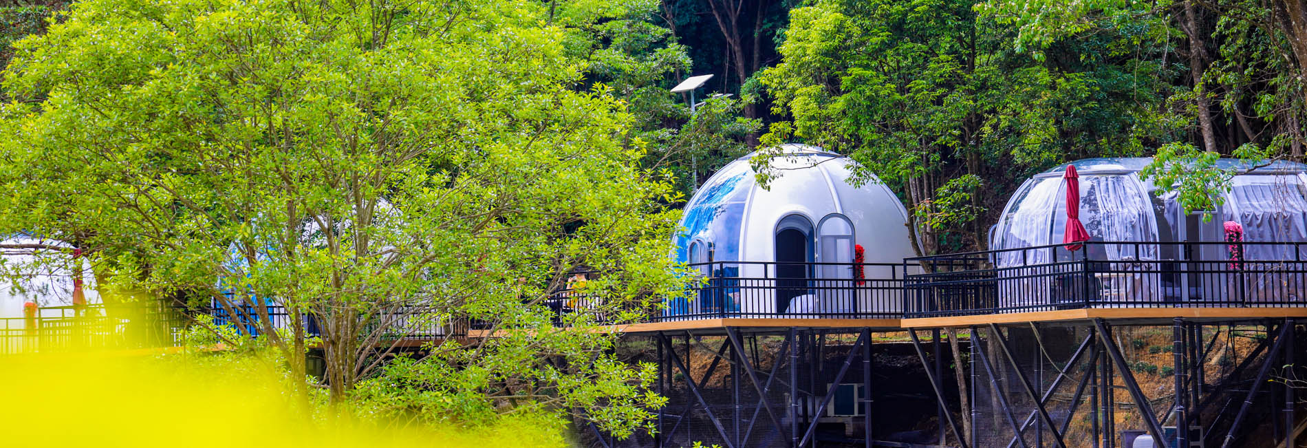 Family Glamping Dome Tent at Conghua Forest Camp