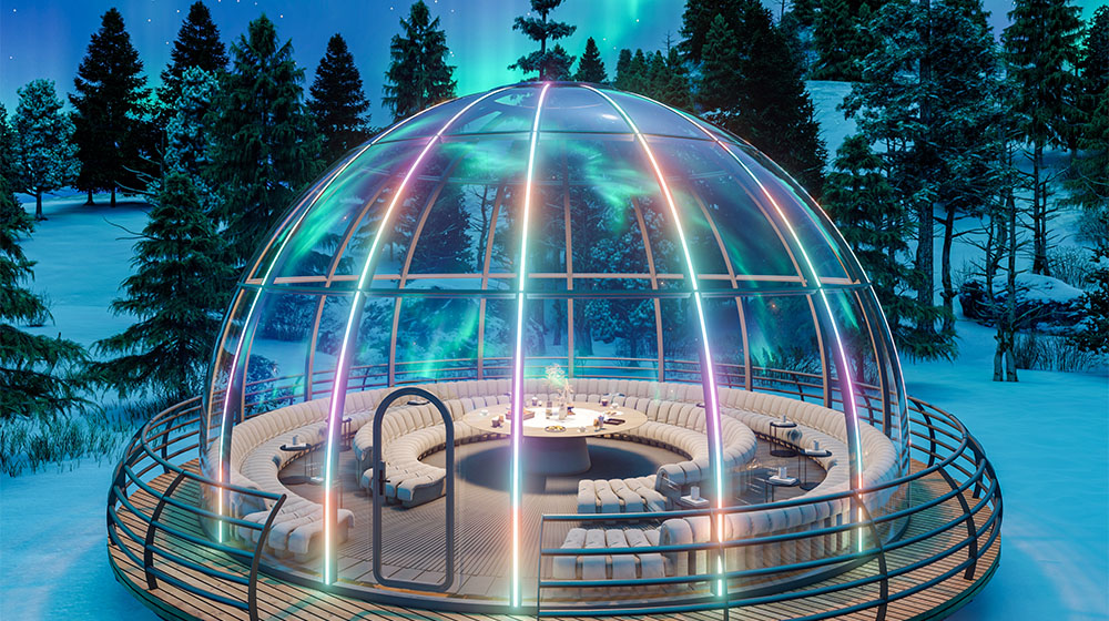 Glamping Accommodation PC Dome (2)