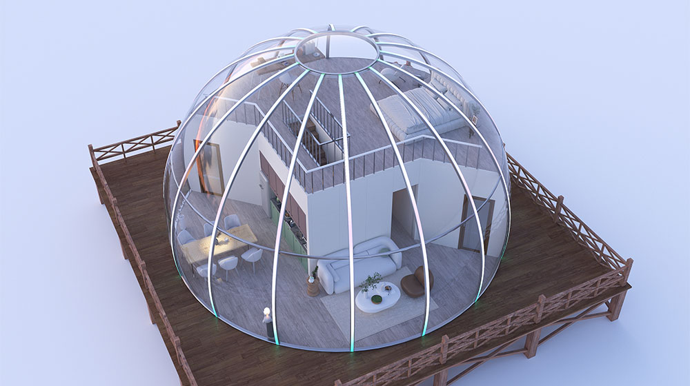Glamping Accommodation PC Dome (8)