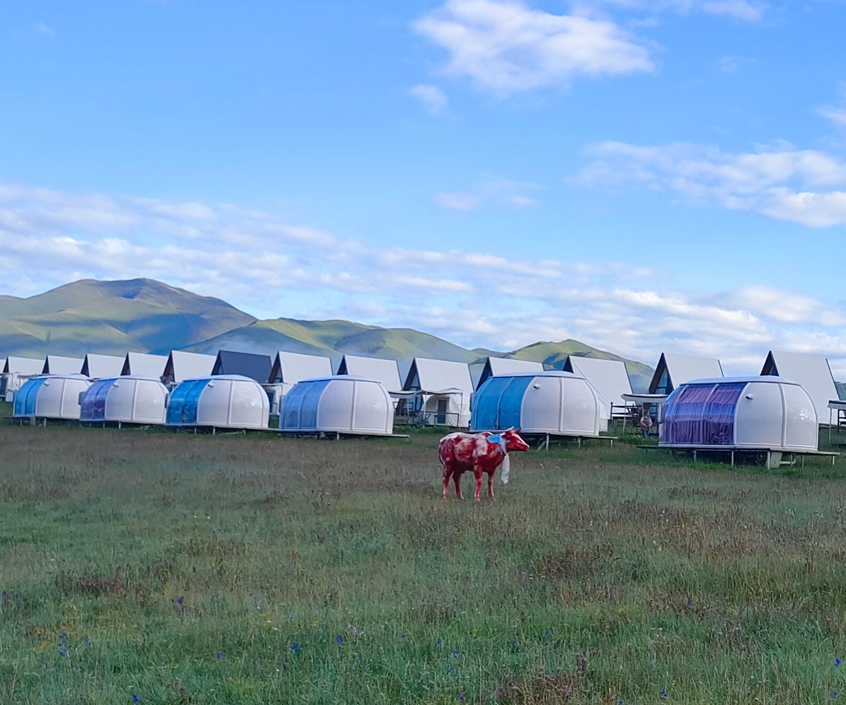 Glamping Hotel Resort Skylight Dome (10)