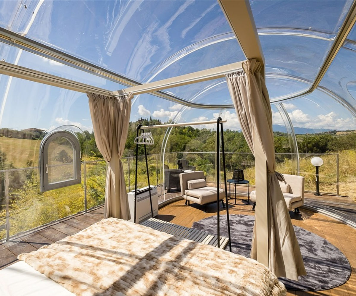 Glamping Hotel Resort Skylight Dome (4)