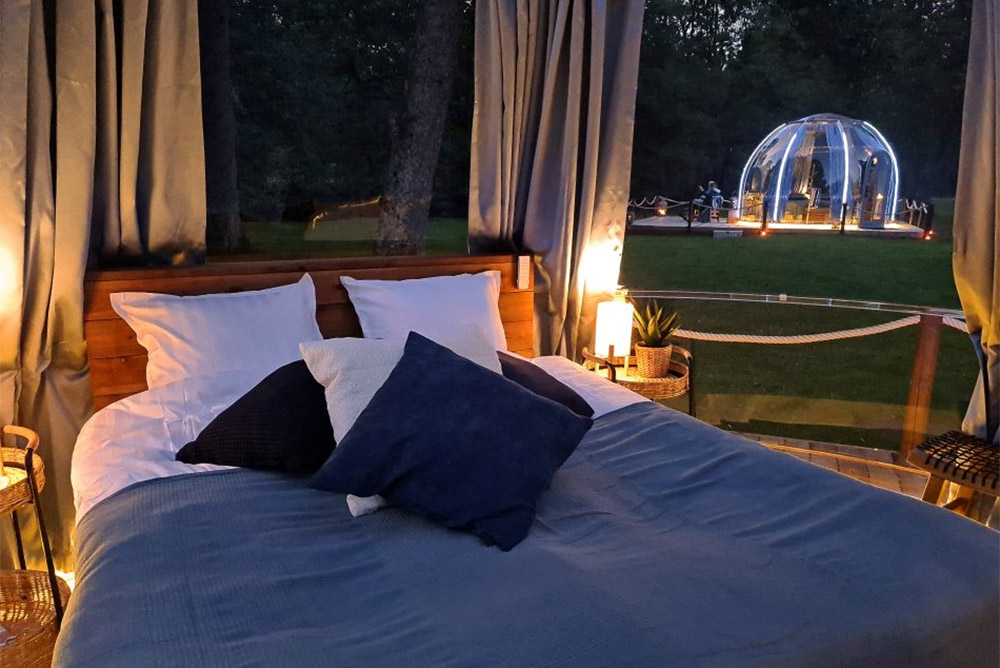 Glamping Outdoor Modular Dome House Redefining Glamping in the Swedish Wilderness (6)