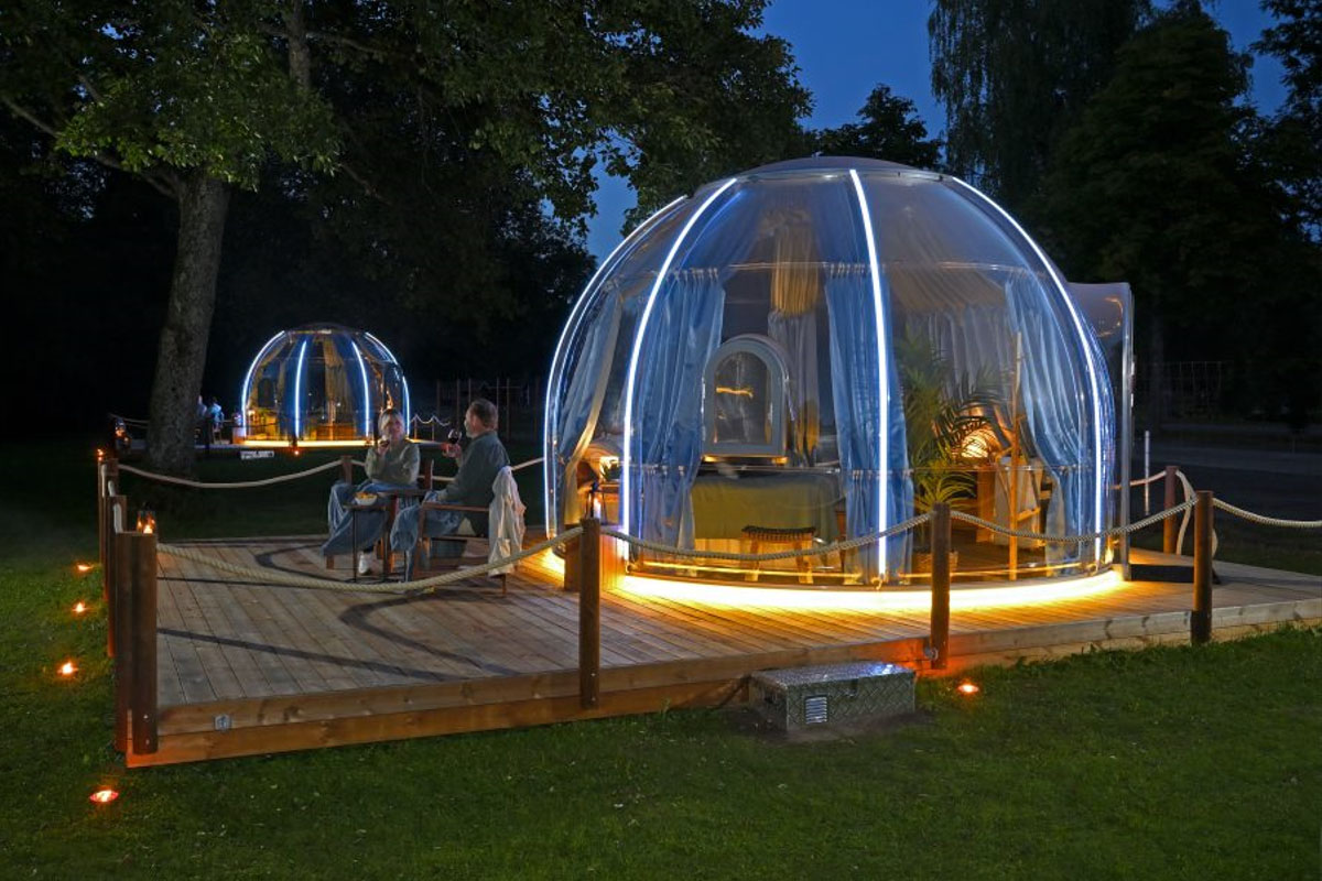 Glamping Outdoor Modular Dome House: Redefining Glamping in the Swedish Wilderness