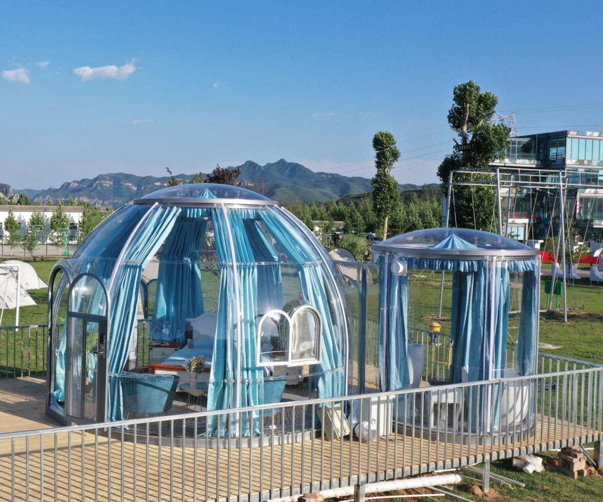 Luxury Prefab Clear Dome House (2)