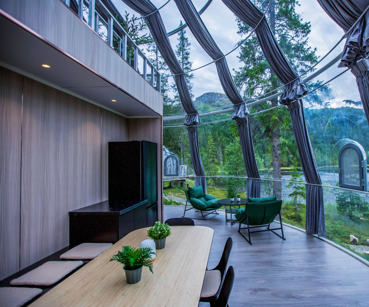 Luxury Prefab Clear Dome House (3)