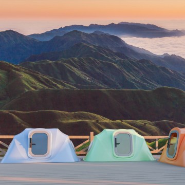Moveable Waterproof Camping Star Tent