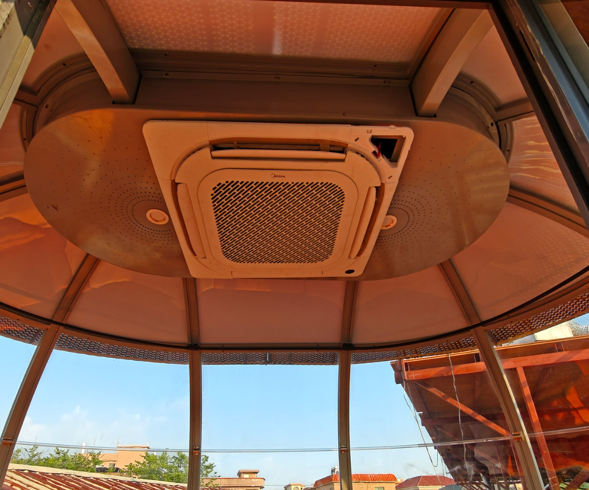 New Design Outdoor Luxury Dining Pod Dome (8)