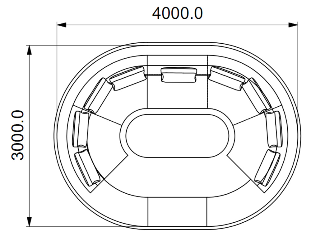 New Design Outdoor Luxury Dining Pod Dome size (1)