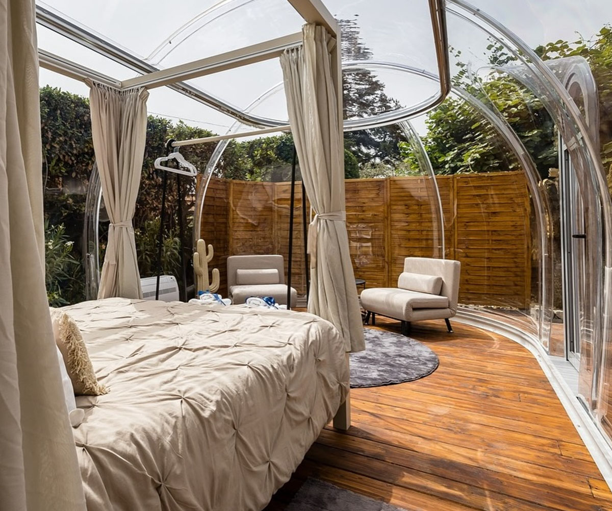 Oval Clear PC Dome Bubble House (4)