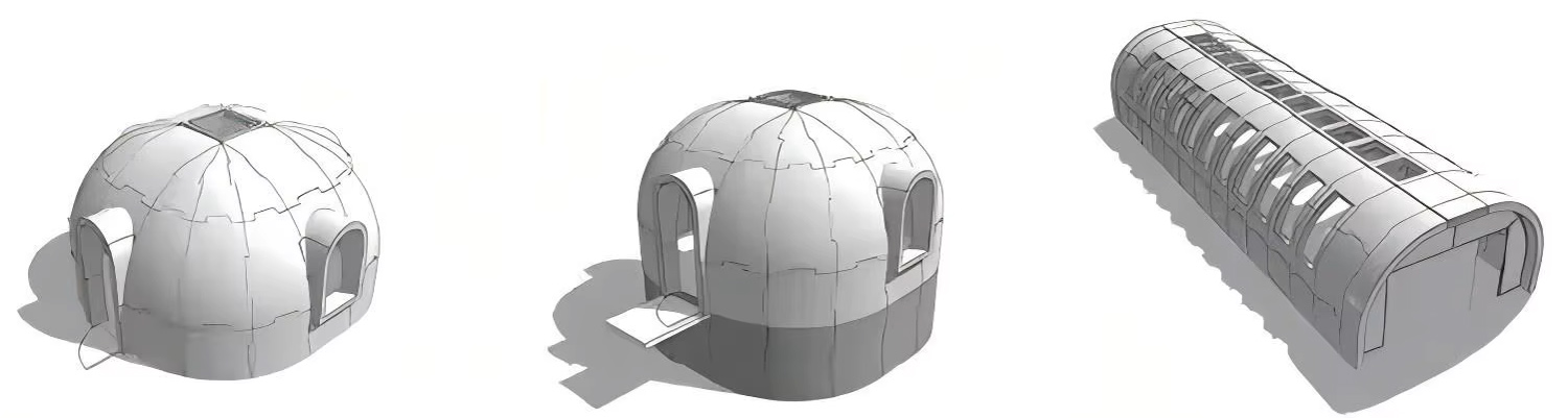 Polystyrene Foam Eco EPS Prefab Dome
