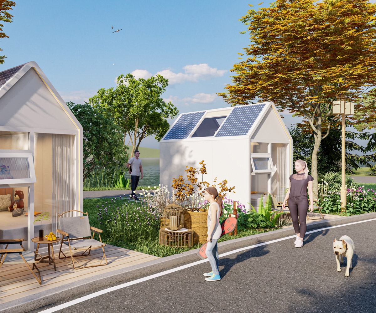 Prefab Luxury Cabin Space Capsule House (5)