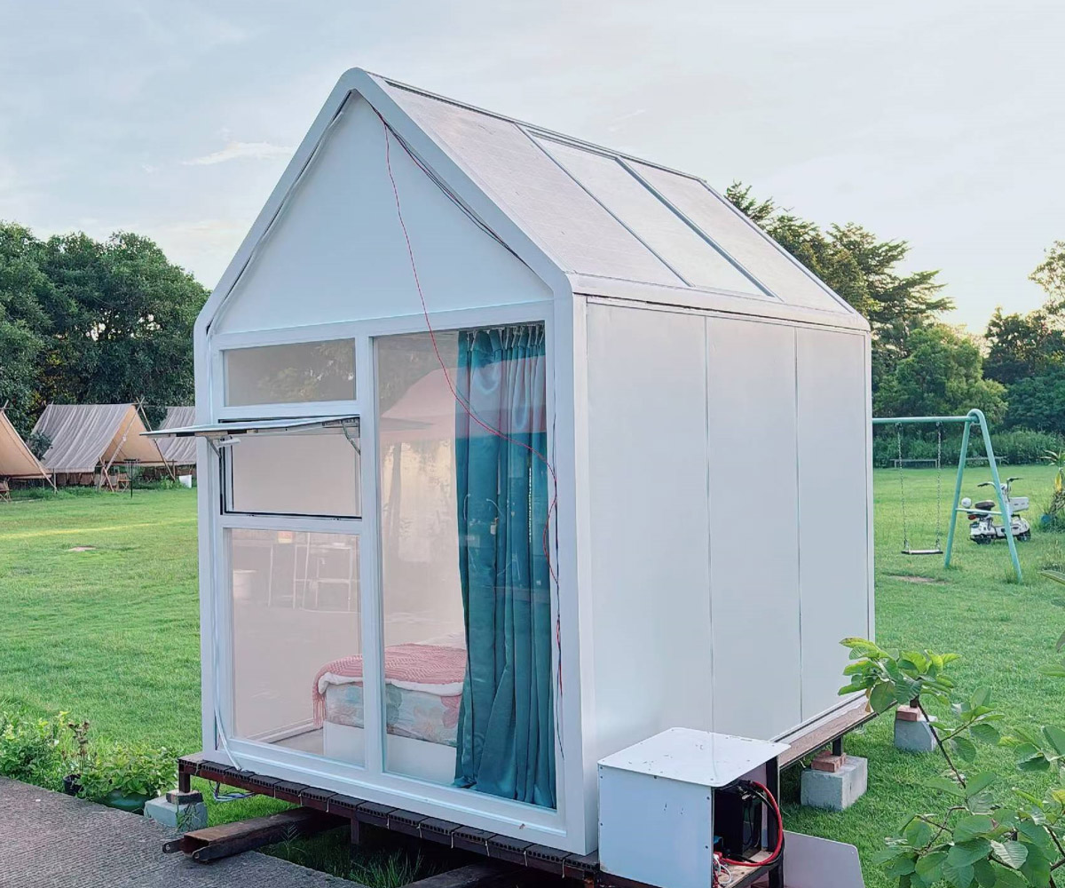 Prefab Luxury Cabin Space Capsule House (7)